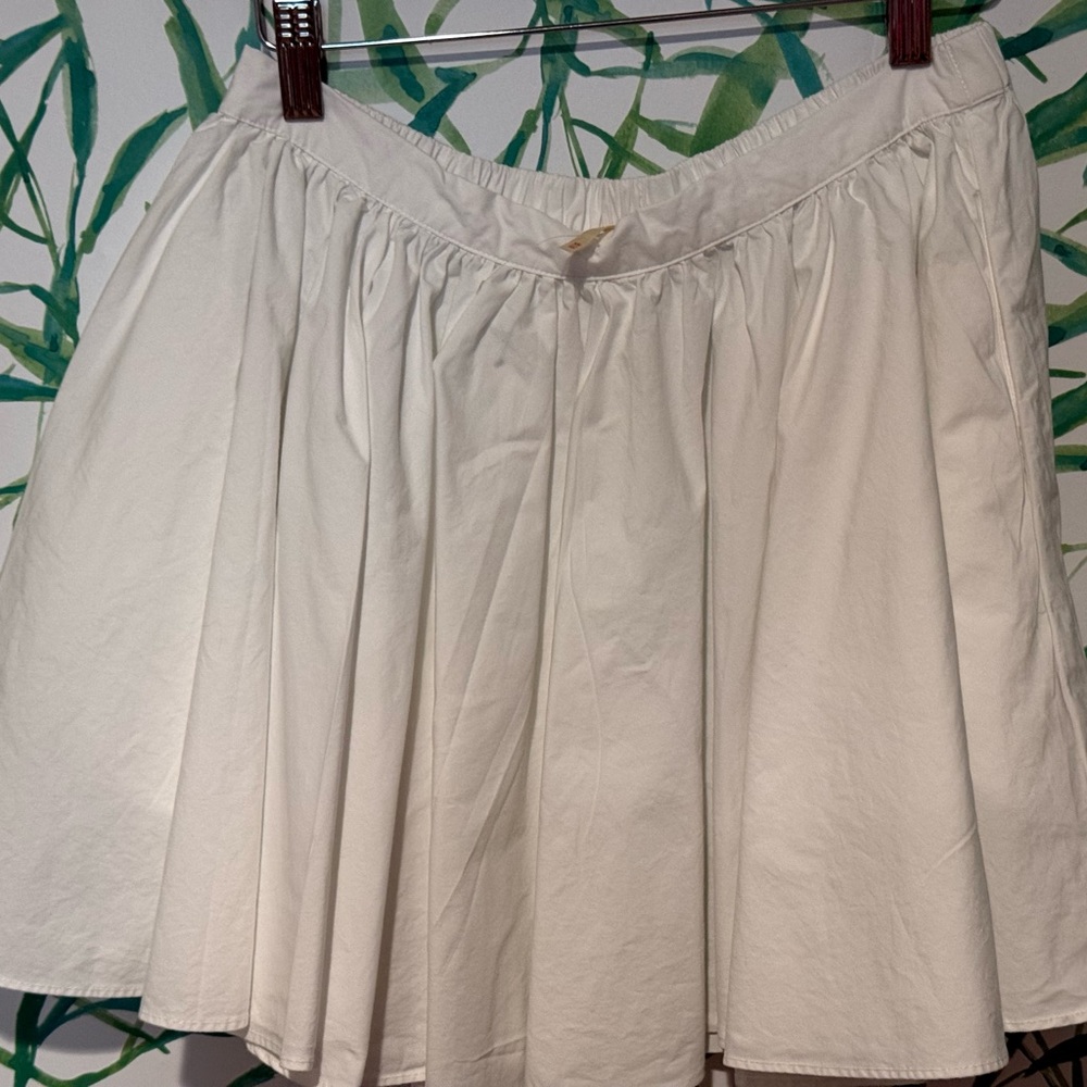 Free People White Skater Skirt